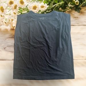 Women’s 100% cotton loft tank T-shirt petite Small